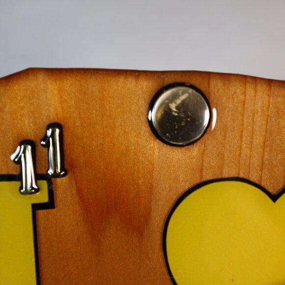 Purdue University Clock I LOVE PERDUE Boilmakers Indiana Shaped - Picture 4 of 8